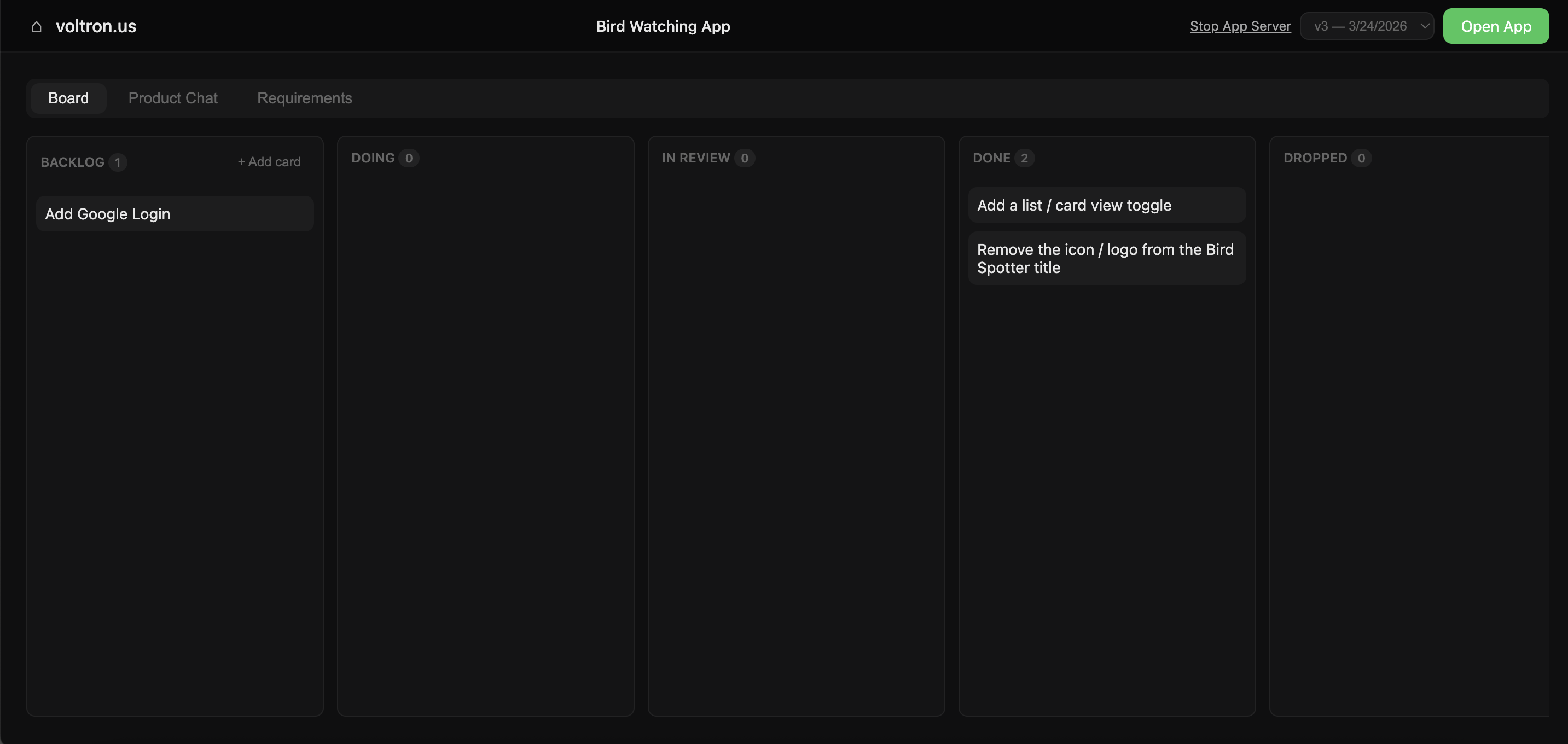 AI agents at every step — ideate, implement, review